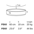 PB by Atelier Vierkant - dimensions