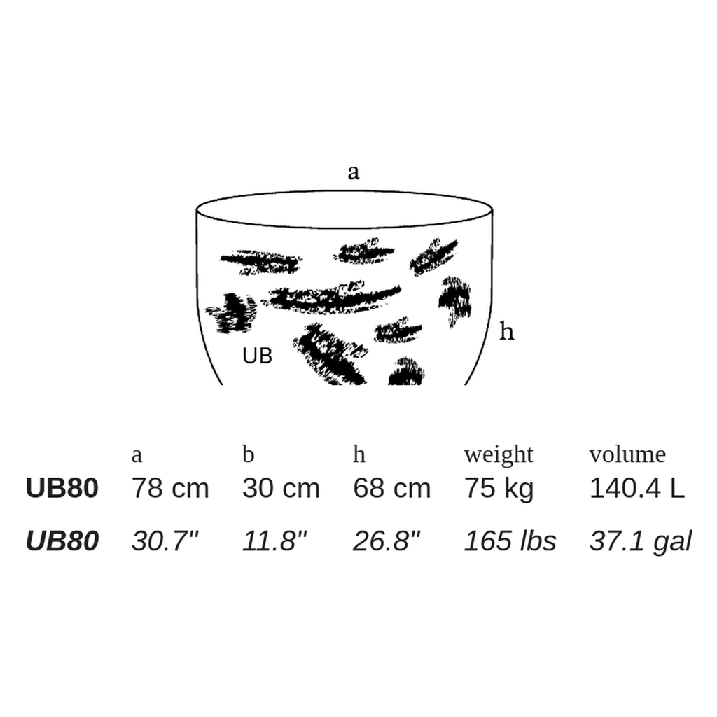 UB by Atelier Vierkant - dimensions