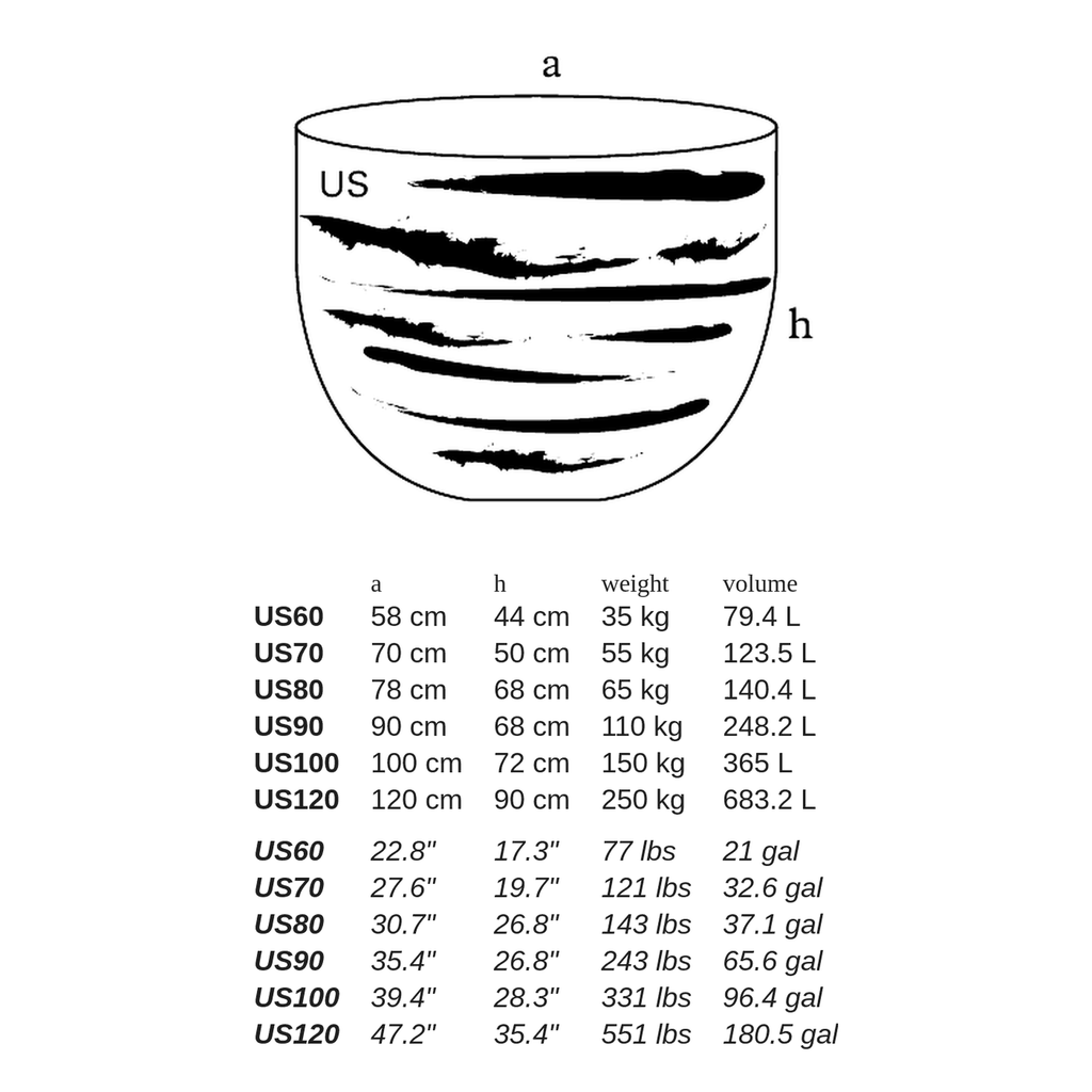 US by Atelier Vierkant - dimensions