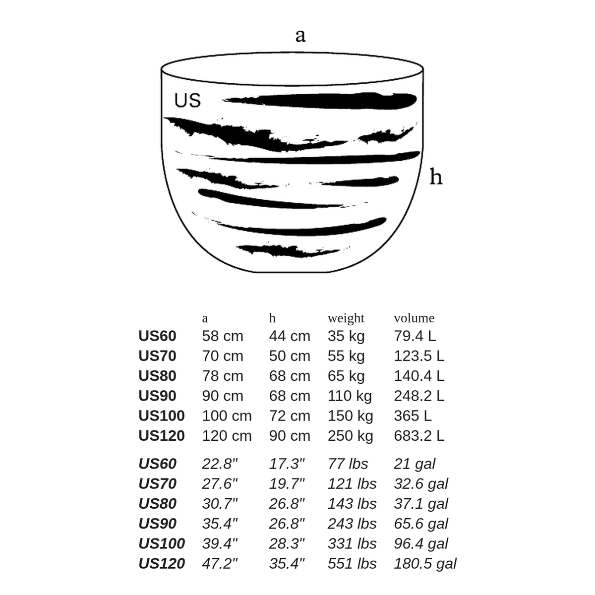 US by Atelier Vierkant - dimensions