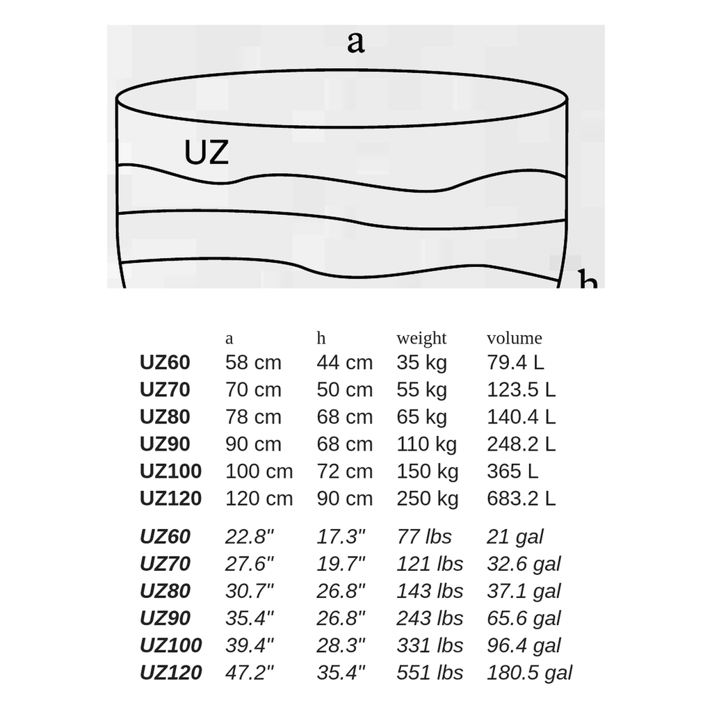 UZ by Atelier Vierkant - dimensions