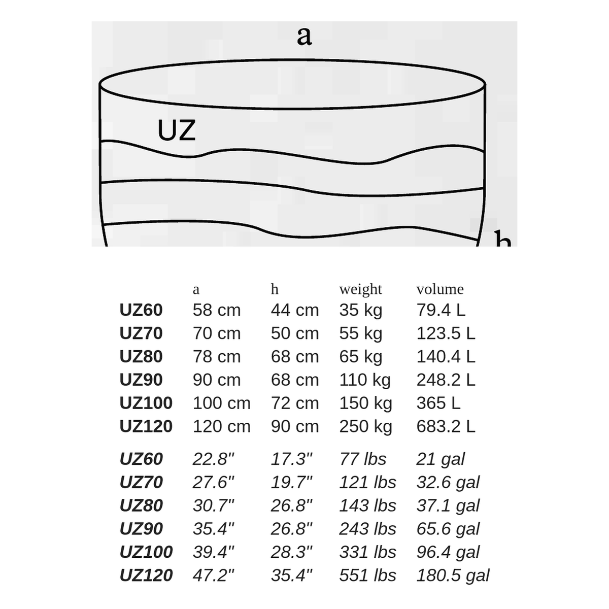 UZ by Atelier Vierkant - dimensions