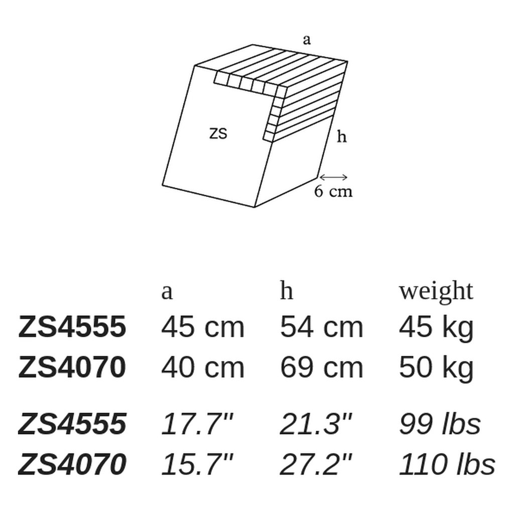 ZS by Atelier Vierkant - dimensions