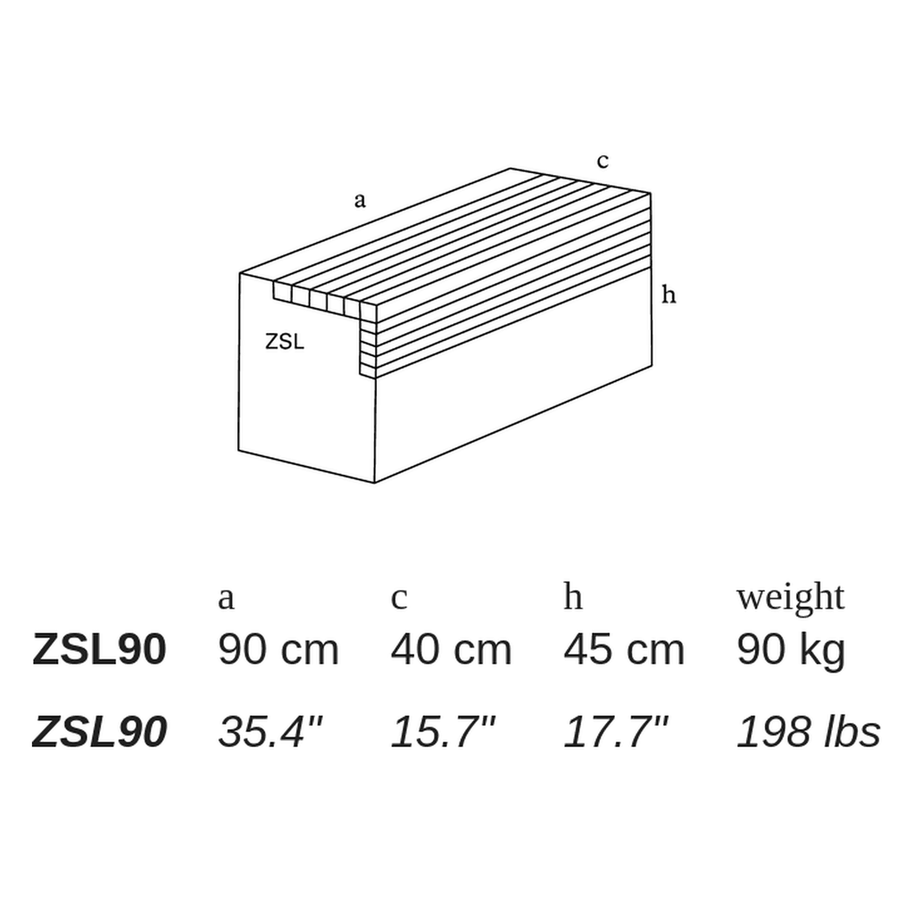 ZSL by Atelier Vierkant - dimensions